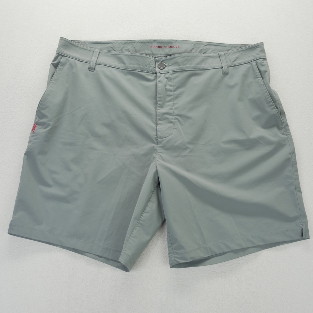 Rhone Commuter Shorts Mens 38 Grey Performance Stretch Flat Front 8 Inch Inseam